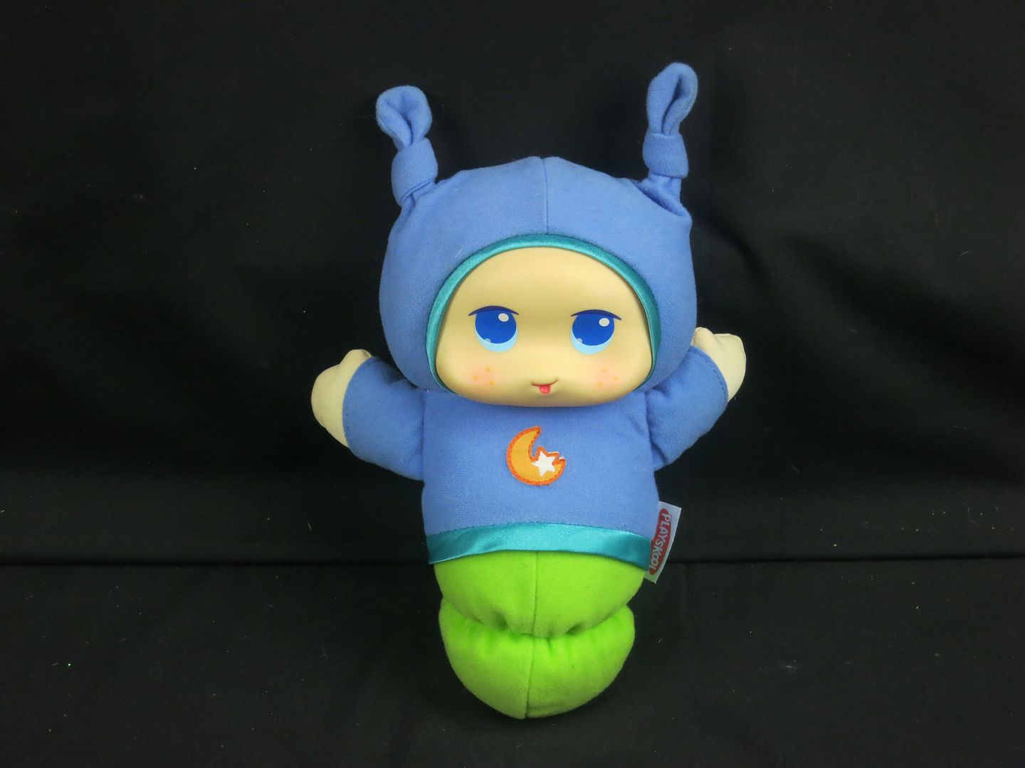 PLAYSKOOL MUSICAL GLOWWORM LIGHT UP LULLABY NURSERY PLUSH GLOWING BABY